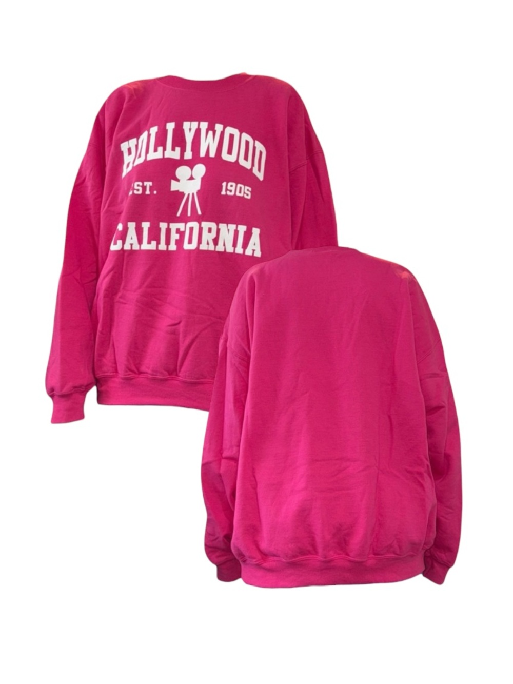MV Sport Hot Pink Hollywood California Sweatshirt